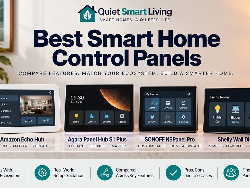Best smart home control panels for wall-mounted smart home control and automation